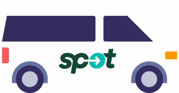 Van with the SPOT logo on it. {{brizy_dc_image_alt imageSrc=